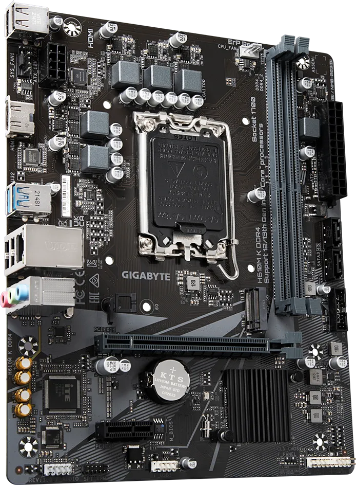 CARTE MERE GIGABYTE H610M K LGA1700 DDR4