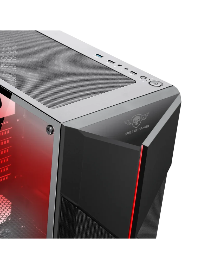BOITIER SPIRIT OF GAMER CLONE III ATX RGB 1XFAN / NON LED 1XFAN