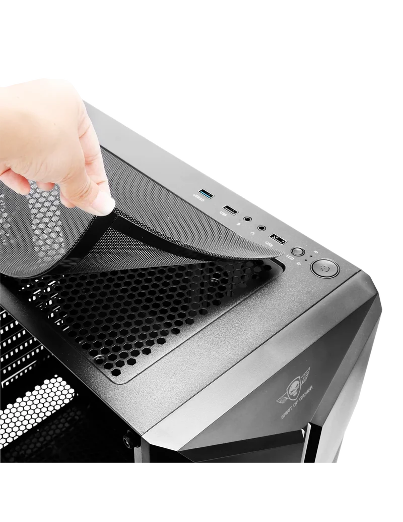 BOITIER SPIRIT OF GAMER CLONE III ATX RGB 1XFAN / NON LED 1XFAN