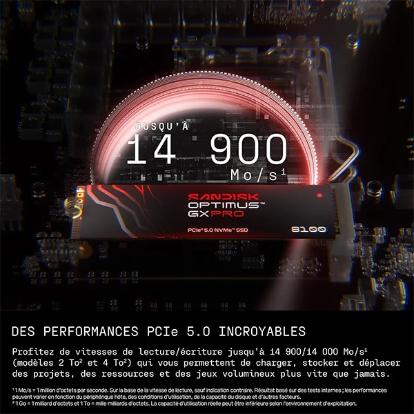 SANDISK Optimus GX Pro 8100 NVMe SSD 4TB BULK