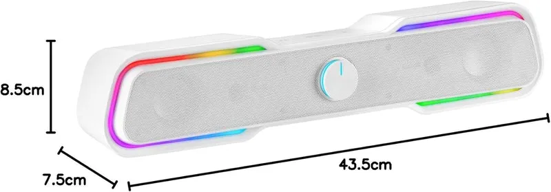 BAFFLE MARS GAMING MS-BXW WHITE