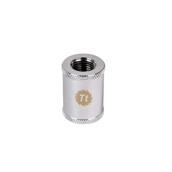 WATERCOOLING CONNECTEUR THERMALTAKE G1/4" EXTENSION 30mm FEMALE/FEMALE CHROME PACIFIC