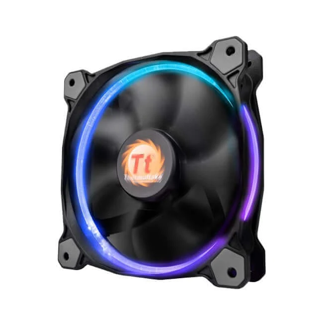 VENTILATEUR BOITIER THERMALTAKE RIING 140MM RGB 256 COLORS LED / SWITCH