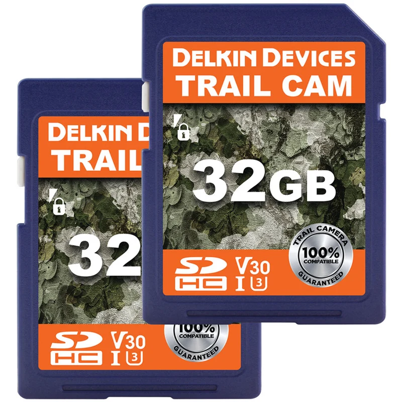 Tarjeta Delkin Devices 32GB Trail Cam UHS-I SDXC ()