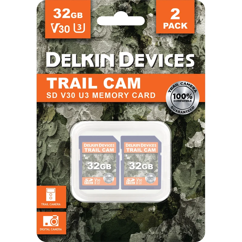 Tarjeta Delkin Devices 32GB Trail Cam UHS-I SDXC ()