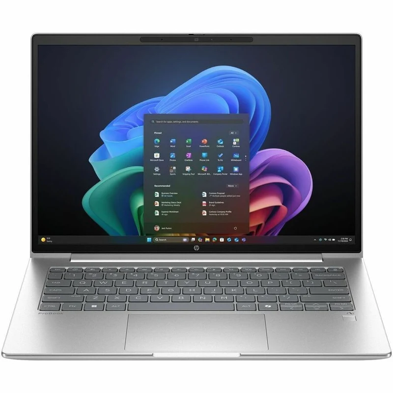 Laptop HP ProBook 4 G1q 14" Copilot+ PC, Qualcomm Snapdragon 8 Núcleos, 16GB DDR5, 512 GB PCIe NVMe, Adreno