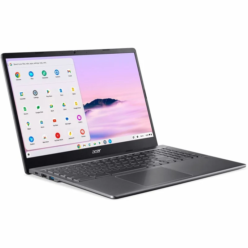Laptop Acer Chromebook Plus 515 CBE595-2T CBE595-2T-3764 15.6" Touchscreen Clamshell Chromebook, Intel Core 6 Núcleos, 256 GB SSD, Táctil