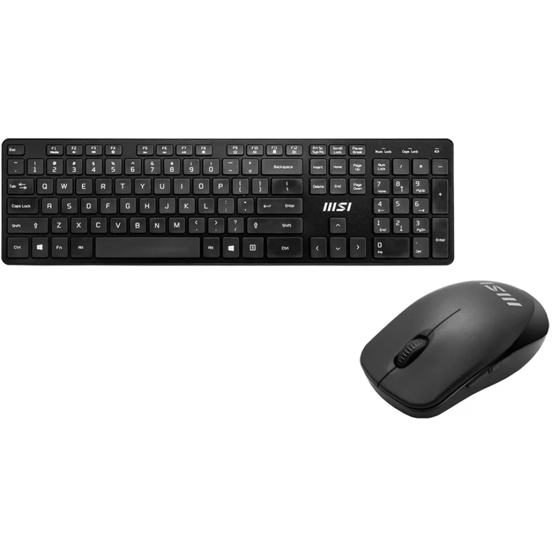 COMBO CLAVIER & SOURIS MSI RF1430 BLACK WIRELESS