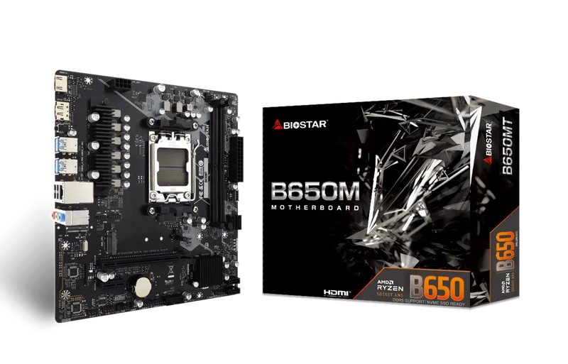 CARTE MERE BIOSTAR B650 MT AM5 DDR5