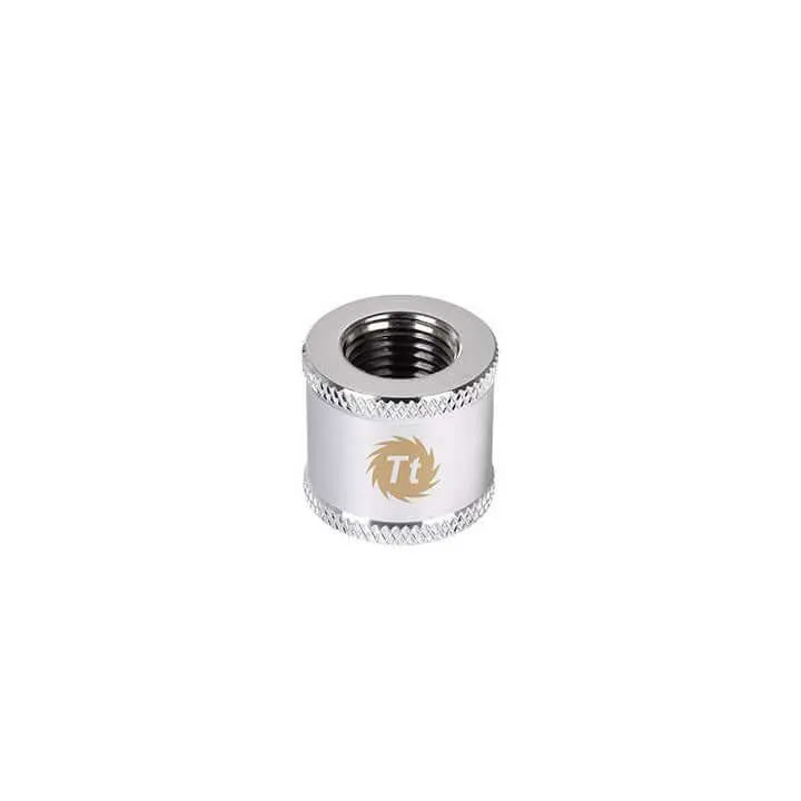 WATERCOOLING CONNECTEUR THERMALTAKE G1/4" EXTENSION 20mm FEMALE/FEMALE CHROME PACIFIC