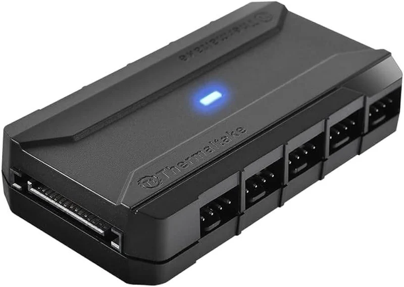 ACCESSOIRE THERMALTAKE COMMANDER FX FAN HUB BLACK /BLUE LED.