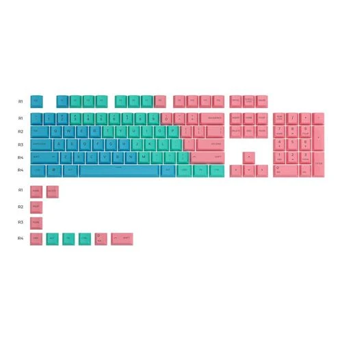 Set de Keycaps Glorious PBT Pastel (114 piezas)
