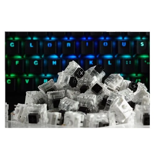 Switches Glorious Kailh Negros Lineales (120 piezas)