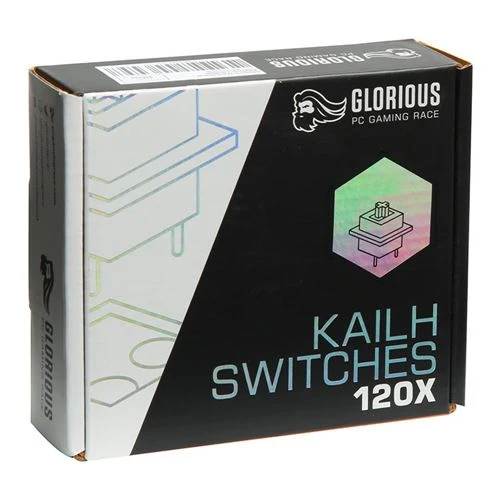 Switches Glorious Kailh Speed Copper Táctiles (120 piezas)