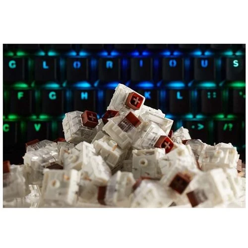 Switches Glorious Kailh Táctiles Marrón (120 piezas)
