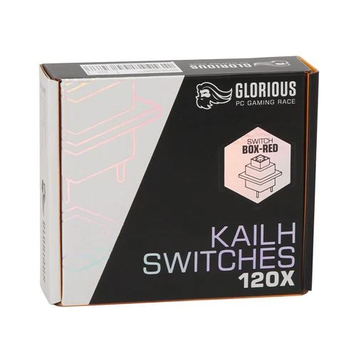 Switches Glorious Kailh Rojos Lineales (120 piezas)