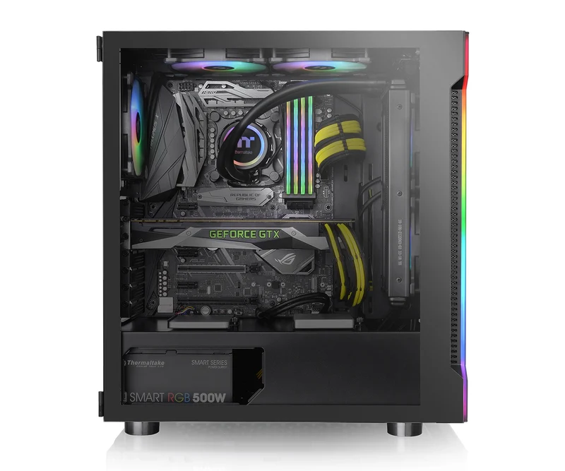 BOITIER THERMALTAKE H200 TG RGB BLACK