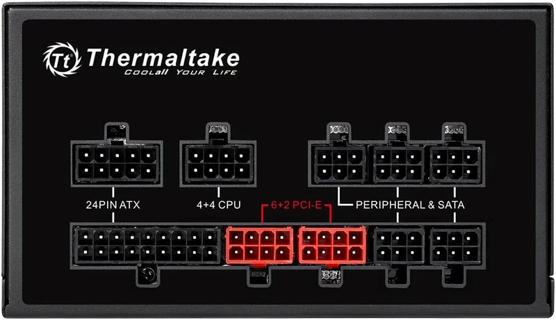 ALIMENTATION THERMALTAKE 850W SMART PRO RGB FULL MODULAR 80+ BRONZE
