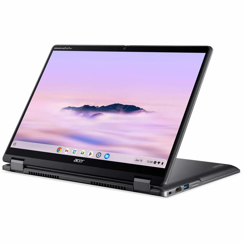 Laptop Acer Chromebook Plus Spin 514 CPE594-1N CPE594-1N-33KL 14" Touchscreen Convertible 2 in 1 Chromebook, Intel Core i3 100U 6 Núcleos, 16GB, 256 GB SSD, Táctil