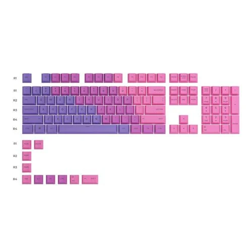 Set de Keycaps Glorious PBT Nebula (114 piezas)