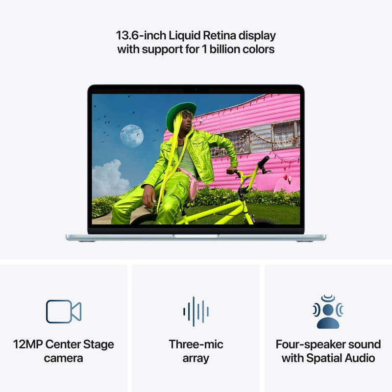 Laptop Apple MacBook Air 13", Apple M5, 16GB, 512 GB SSD