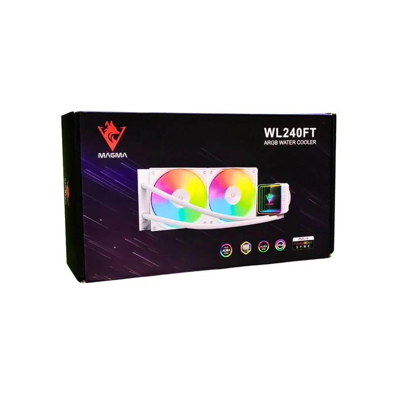 WATERCOOLING MAGMA 2FANS 240MM WL240FT WHITE