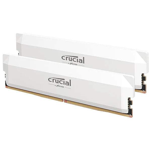 Crucial Pro DDR5 32 Go (2x16Go) 6400 MHz CL38 White