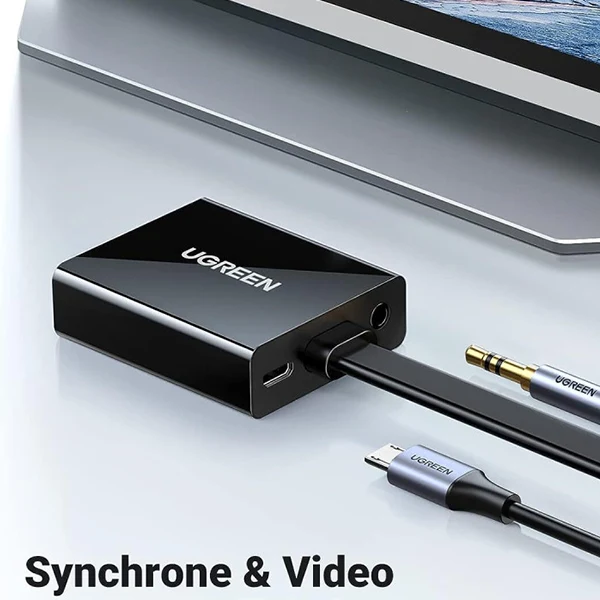 Ugreen Adaptateur HDMI to VGA WITH AUDIO (40248)