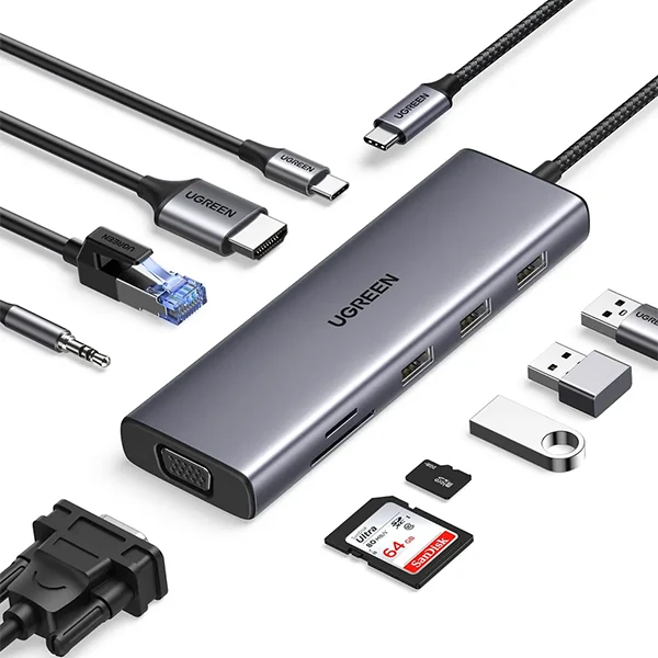 Ugreen HUB USB-C 10 en 1 (15601)