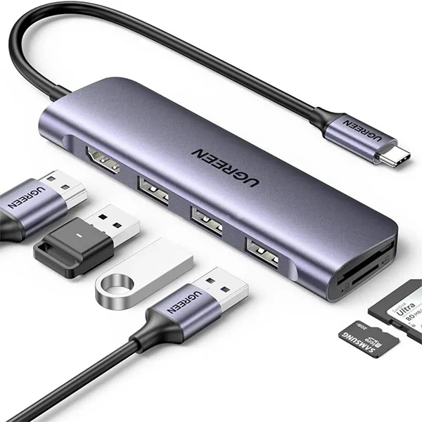Ugreen Hub USB-C 6 en 1 4K (20956A)