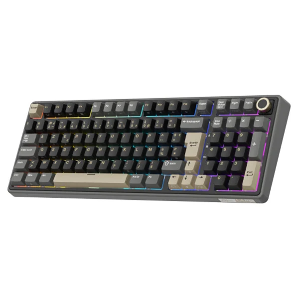 Royal Kludge RK R98Pro Phantom Beige Switch (FR Azerty)