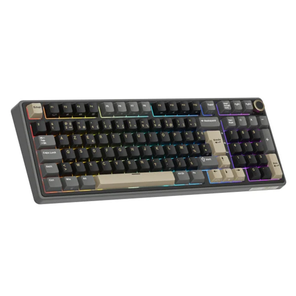 Royal Kludge RK R98Pro Phantom Beige Switch (FR Azerty)