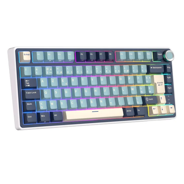 Royal Kludge R75 Forest Blue K Silver Switch (FR Azerty)