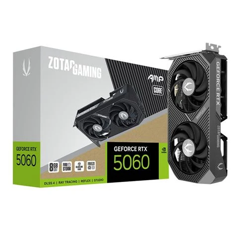 Tarjeta gráfica Zotac GeForce RTX 5060 AMP CORE OC 8GB GDDR7