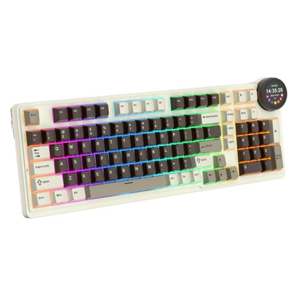 Royal Kludge RK N99 Mocha Grey Violet Switch (US Qwerty)