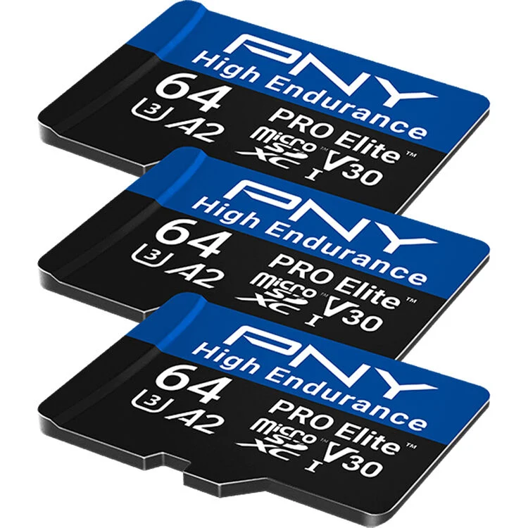 Tarjeta PNY 64GB PRO Elite High Endurance microSDXC con SD Adapter ()