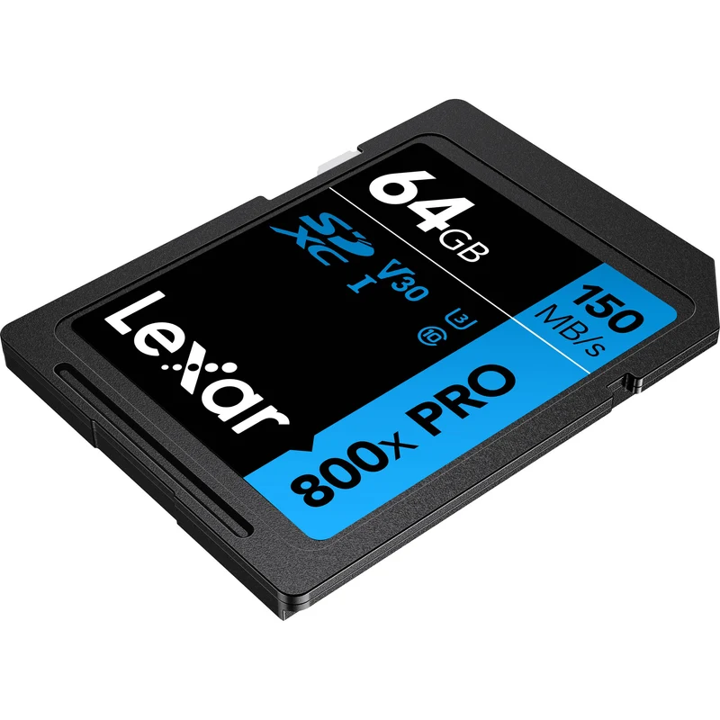 Tarjeta Lexar 64GB High-Performance 800x PRO UHS-I SDXC (BLUE Series, (pack de 2))