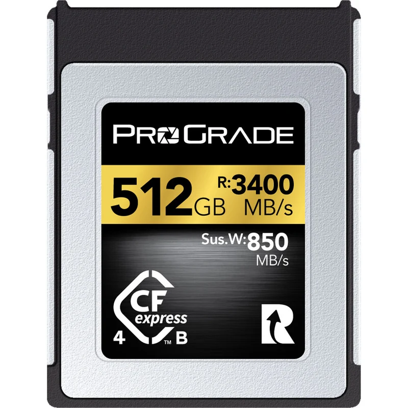 Tarjeta ProGrade Digital 512GB CFexpress 4.0 Type B Gold