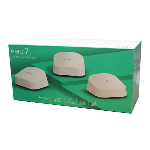 Sistema WiFi Mesh eero 7 WiFi 7 (Pack de 3)