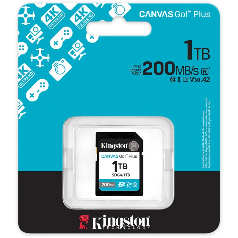 Tarjeta Kingston 1TB Canvas Go! Plus UHS-I SDXC