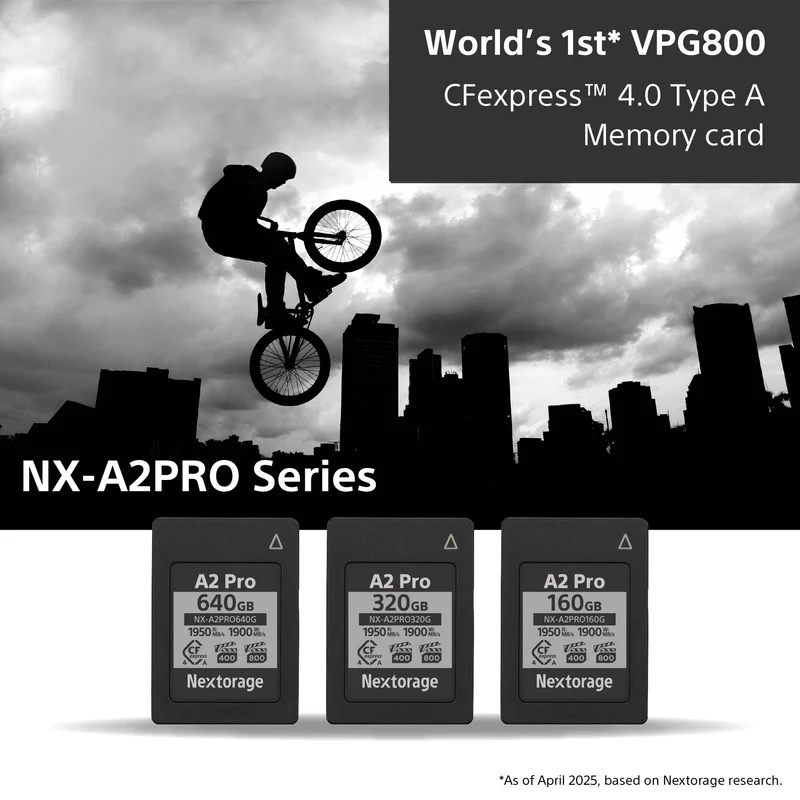Tarjeta Nextorage 640GB NX-A2PRO CFexpress 4.0 Type A