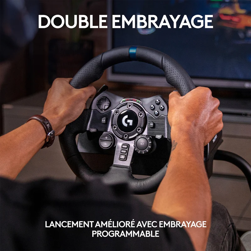 Pack Logitech G923 (PC / PlayStation) + Shifter Gratuit