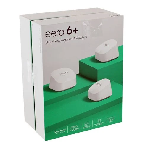 Sistema WiFi Mesh eero 6+ WiFi 6 (Pack de 3)