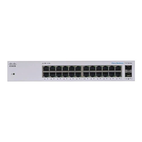 Switch Cisco Business CBS110 24 Puertos Gigabit (Rack 1U)