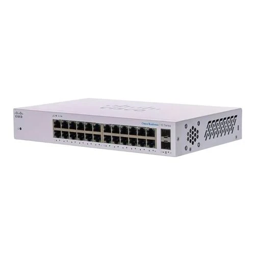 Switch Cisco Business CBS110 24 Puertos Gigabit (Rack 1U)