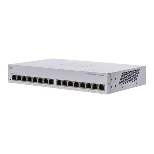 Switch Cisco Business CBS110 16 Puertos Gigabit (Rack 1U)