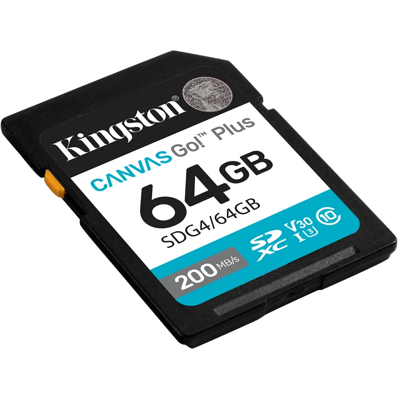 Tarjeta Kingston 64GB Canvas Go! Plus UHS-I SDXC
