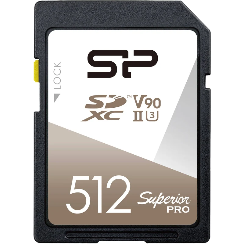 Tarjeta Silicon Power 512GB Superior Pro UHS-II SDXC