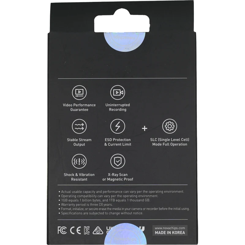 Tarjeta Novachips 330GB Extreme Series CFexpress 4.0 Type A