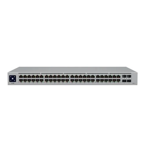 Switch Ubiquiti UniFi 48 Puertos Gigabit PoE+ Administrable 1U